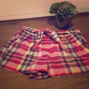 Plaid shorts